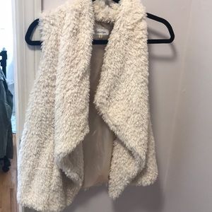 Calvin Klein furry vest